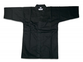 Gi schwarz aus 100% Baumwolle für Iaido